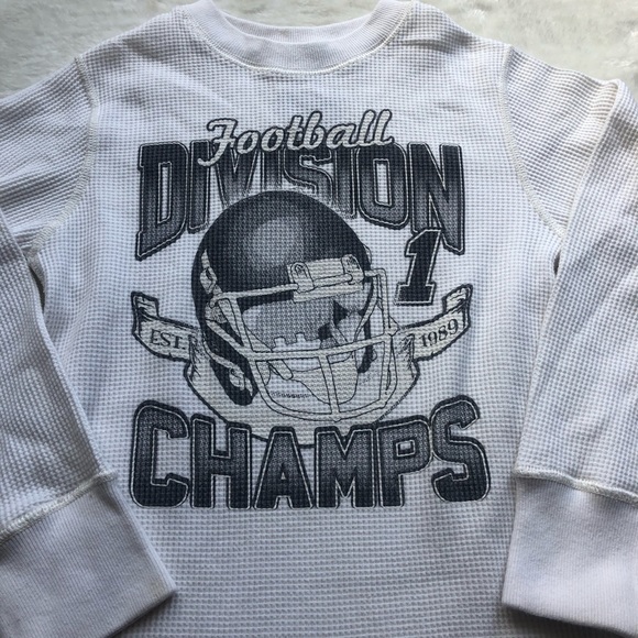 Boys long sleeve graphic waffle knit top XS (4) - Picture 2 of 6